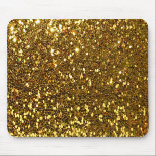 Gold Glitter Mouse Mat