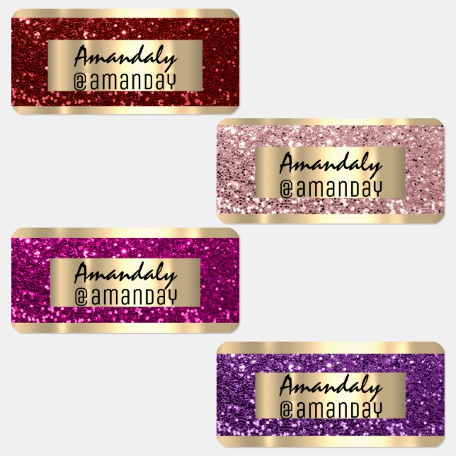 Gold Glitter Name Promotional Online Shop Glitter (Group)