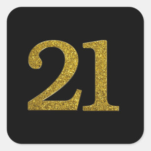 Number 21 Twenty One Stickers & Labels | Zazzle UK