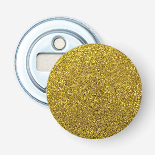 Gold Glitter Pattern Bottle Opener