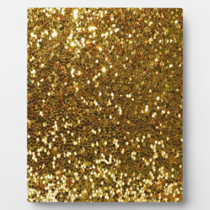 Gold Glitter Plaque