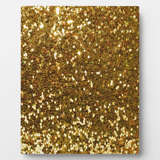 Gold Glitter Plaque (Front)