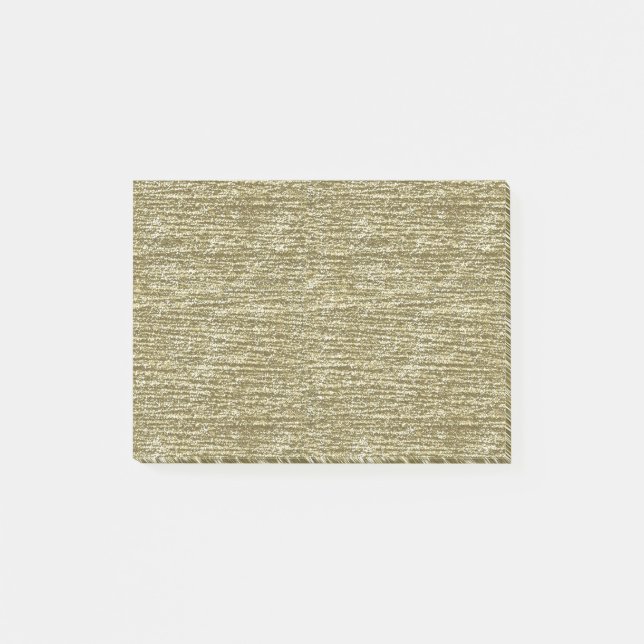 Gold Glitter Post-it Notes (Front)