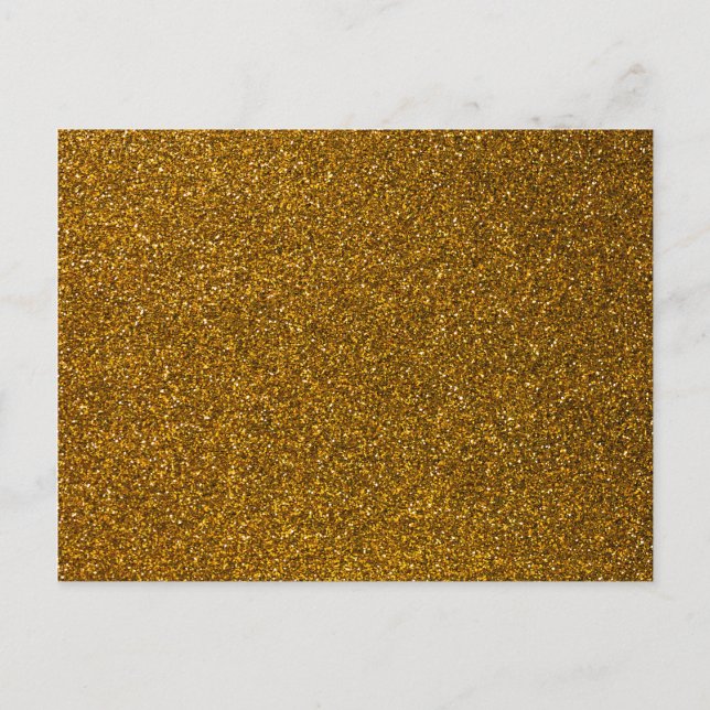 Gold Glitter Postcard (Front)