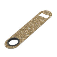 Gold Glitter Printed