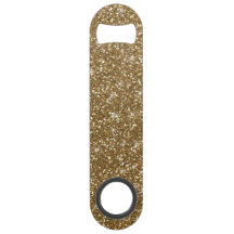 Gold Glitter Printed