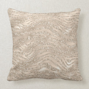 Gold Glitter Reversible Luxury Pillow
