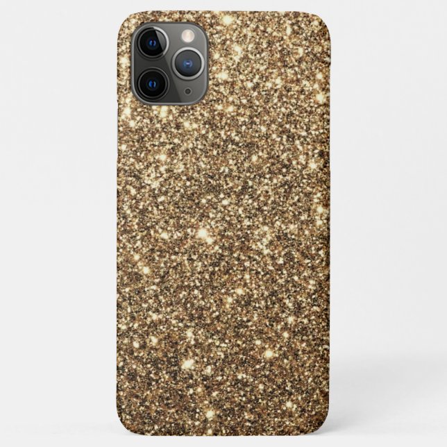 Gold glitter, shiny and sparkling Case-Mate iPhone case (Back)