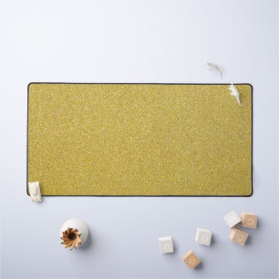 Gold Glitter, Sparkle, Glitter Background Desk Mat