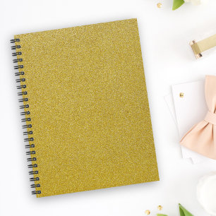 Gold Glitter, Sparkle, Glitter Background Notebook