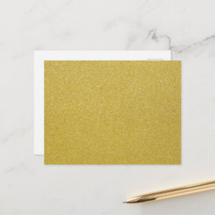 Gold Glitter, Sparkle, Glitter Background Postcard