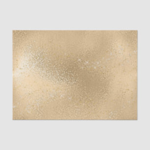 Gold Glitter Sparkle Star Glam Girly Bridal Shower Tissue Paper