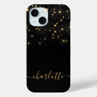 Gold Glitter Sparkling Elegant Glamourous Script