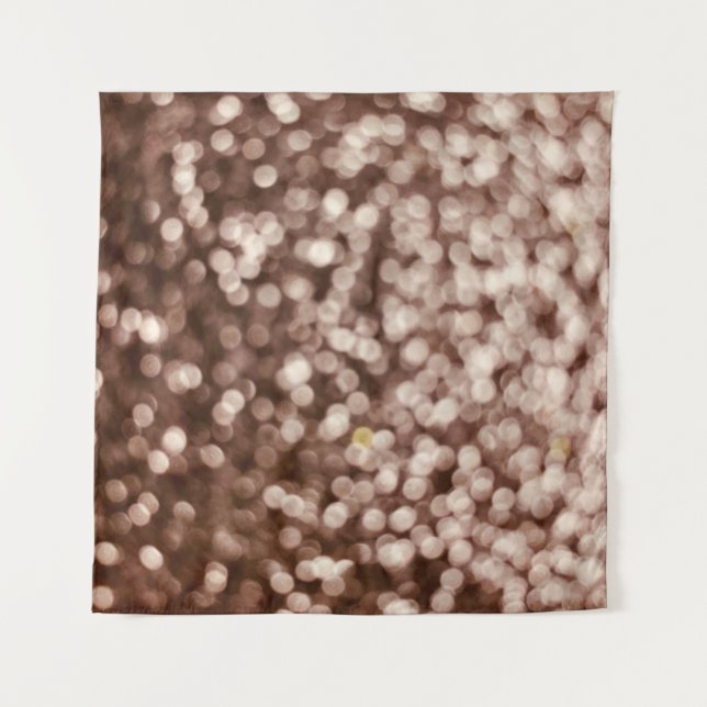 gold glitter texture background. Selective focus.S Tapestry (Front)