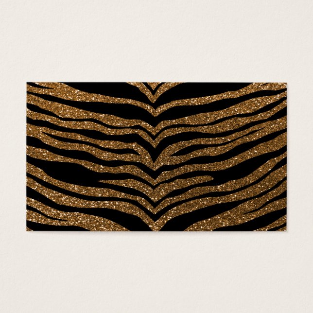 Gold glitter tiger stripes (Front)