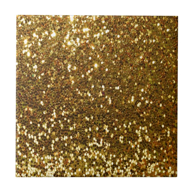 Gold Glitter Tile (Front)