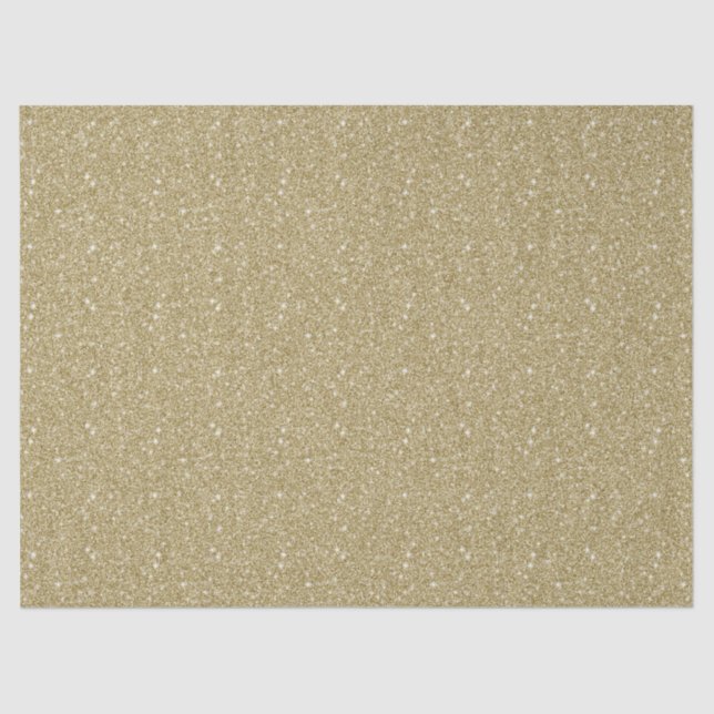 Gold Glitter Tissue Paper (Front)