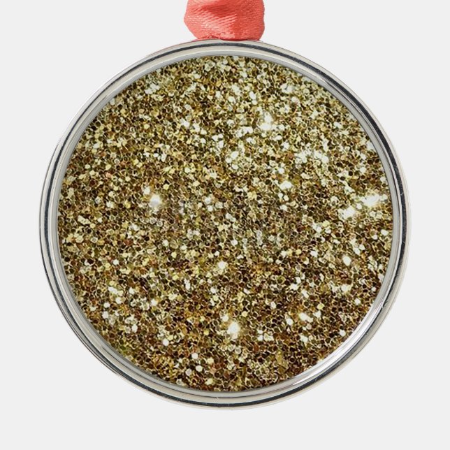 Gold Glitter to Customize Metal Tree Decoration (Front)