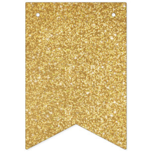 Gold Glitters. Bunting