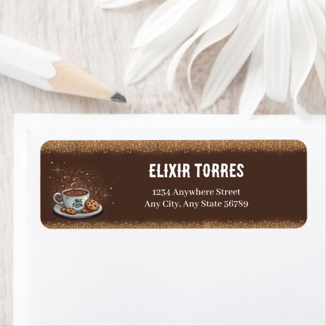 Gold Glitters Hot Chocolate Winter Baby Shower (Insitu)