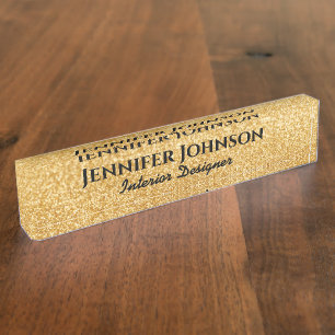 gold glitters luxury christmas background nameplate