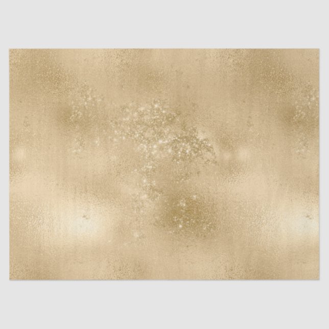 Gold Glittery Sparkle Tissue Paper (Front)