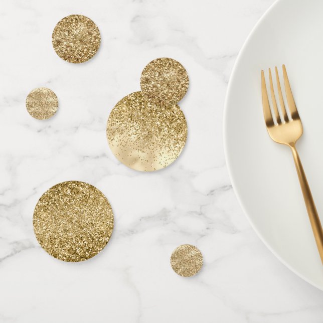 Gold Glitz Glitter Sparkle Confetti       (Group)