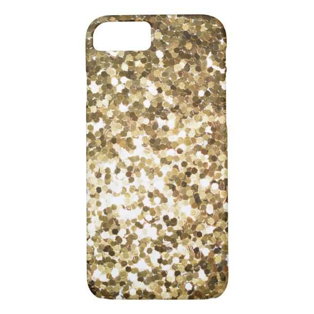 Gold Glitz Sparkles Case-Mate iPhone Case (Back)