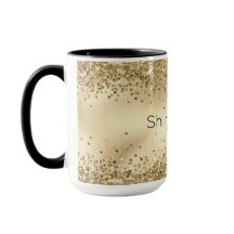 Gold Glitzy Confetti Glitter Sparkle    