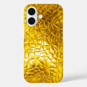 gold glowing texture iPhone 16 case