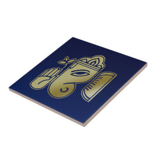 Gold Goddess Ganesha - Ceramic Tile