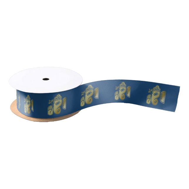 Gold Goddess Ganesha - Ribbon Satin Ribbon (Spool)