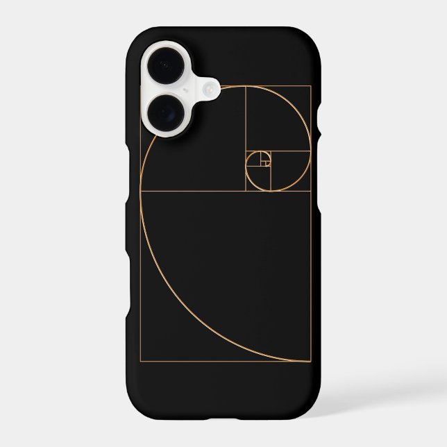 Gold Golden Spiral (Back)