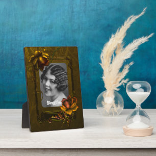 Gold Gothic Art Frame Plaque