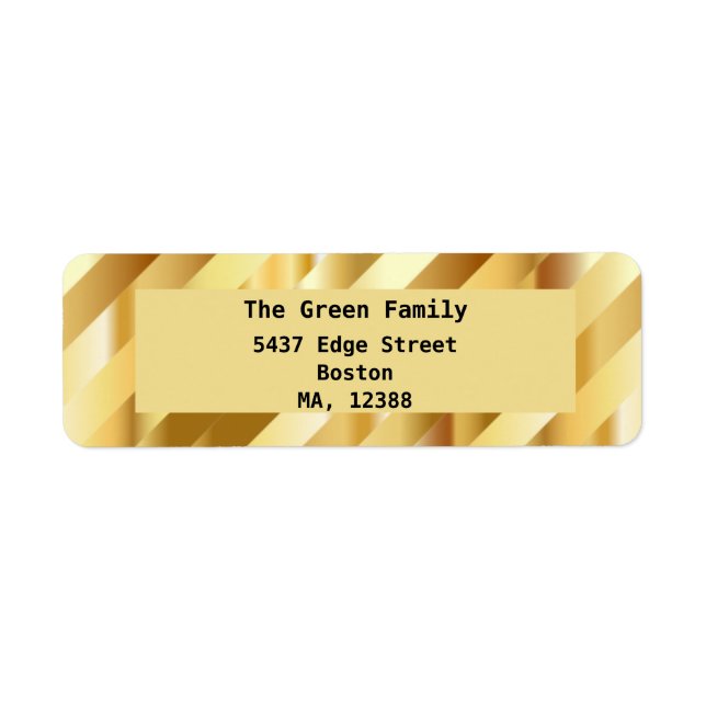 Gold gradient diagonal stripes (Front)