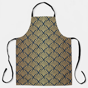 Gold Gradient: Seamless Art Deco Apron