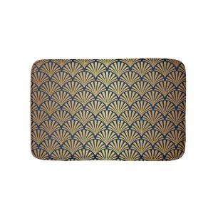 Gold Gradient: Seamless Art Deco Bath Mat