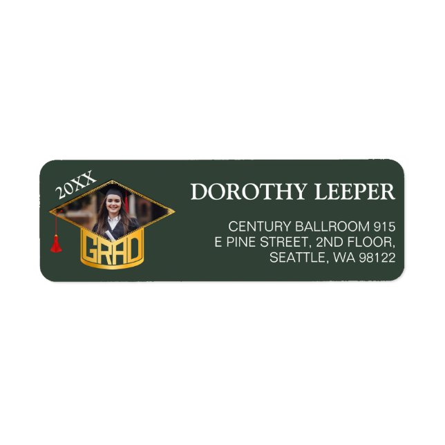 Gold Graduate typography (Front)