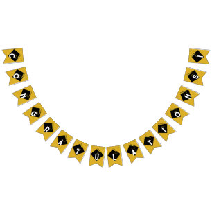 Gold Graduation Congrats Bunting
