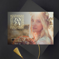 Gold Graduation Photo Class of 2024