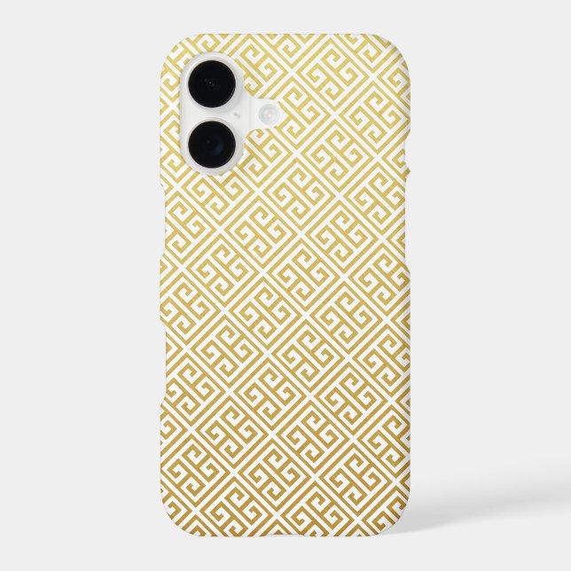 Gold Greek Key Pattern iPhone 7 Case (Back)