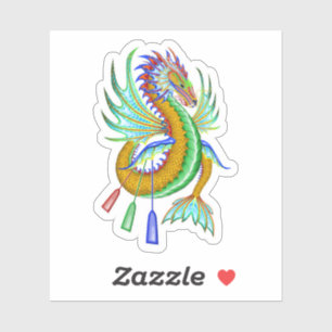 Gold & Green Water Dragon