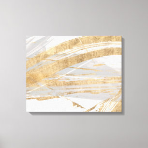Gold & Grey Canvas Print