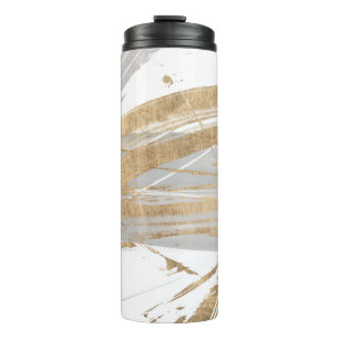 Gold & Grey Thermal Tumbler