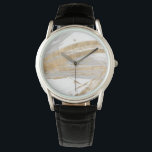 Gold & Grey Watch<br><div class="desc">Gold & Grey II by Studio W. Features grey and gold lines against a white background.</div>