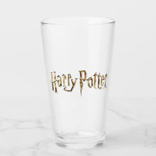 Gold Harry Potter Logo Glass