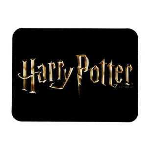 Gold Harry Potter Logo Magnet