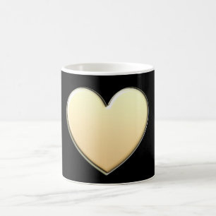 Gold Heart Mug
