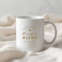 Gold Heart The Perfect Blend Wedding Newlywed Gift