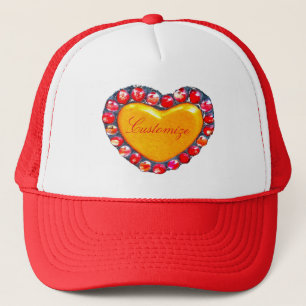 Gold heart Thunder_Cove Trucker Hat